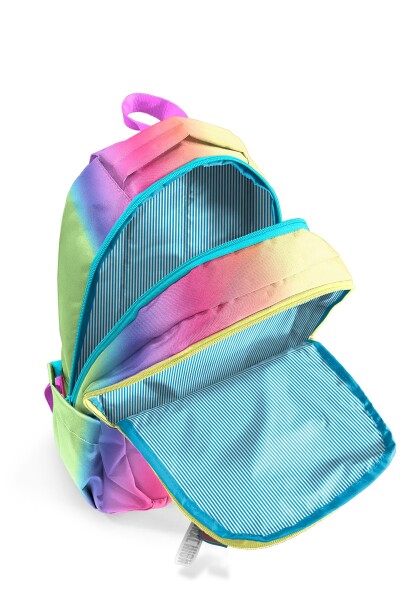 Coral High Kids Renk Geçişli Desenli Üç Bölmeli Okul Sırt Çantası 23668 - 3