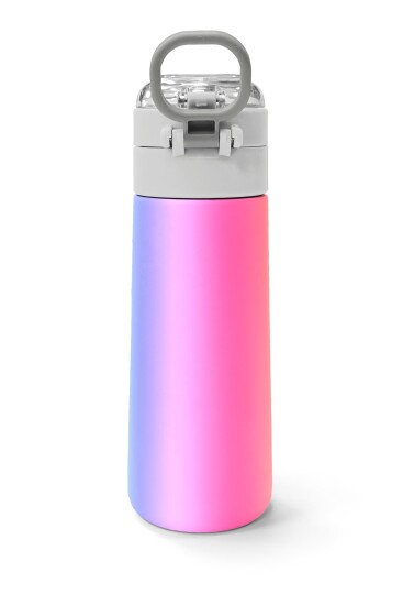 Coral High Kids Renk Geçişli Pipetli ve Direkt İçim Çelik Termos 500 ml 31868 - 4