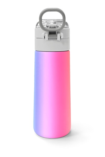 Coral High Kids Renk Geçişli Pipetli ve Direkt İçim Çelik Termos 500 ml 31868 - 4