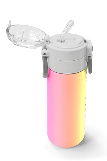 Coral High Kids Renk Geçişli Pipetli ve Direkt İçim Çelik Termos 500 ml 31868 - 5