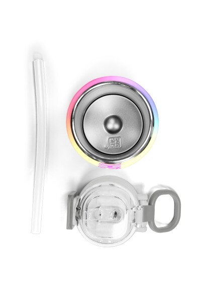 Coral High Kids Renk Geçişli Pipetli ve Direkt İçim Çelik Termos 500 ml 31868 - 7