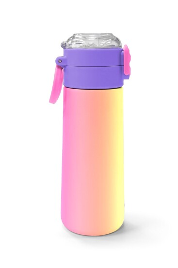 Coral High Kids Renk Geçişli Pipetli ve Direkt İçim Çelik Termos 500 ml 31868 - 2