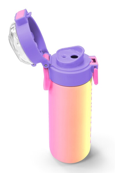 Coral High Kids Renk Geçişli Pipetli ve Direkt İçim Çelik Termos 500 ml 31868 - 6