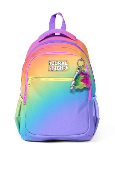 Coral High Kids Renk Geçişli Üç Bölmeli Okul Sırt Çantası 14425 - 5