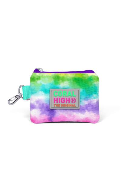Coral High Kids Renkli Batik Desenli Bozuk Para Çantası 21839 - 1