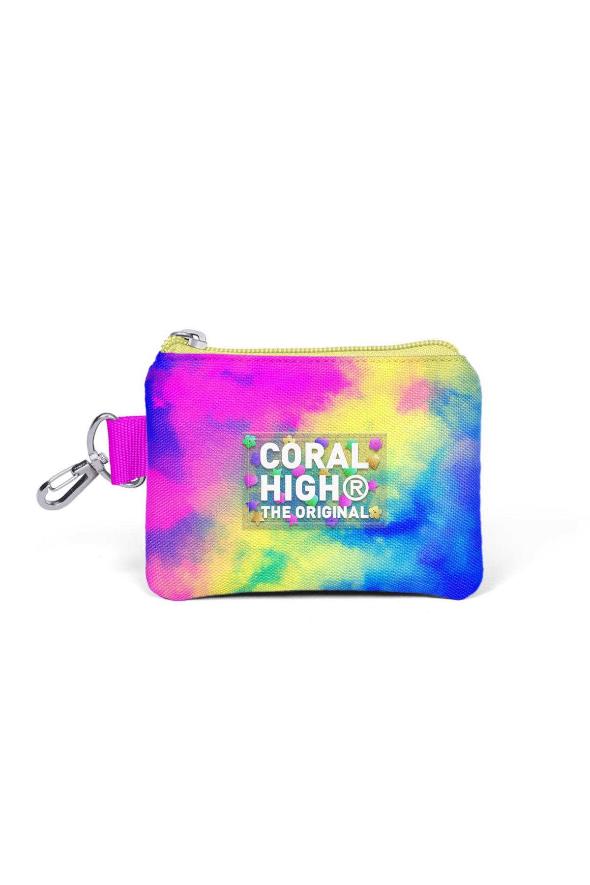 Coral High Kids Renkli Batik Desenli Bozuk Para Çantası 21886