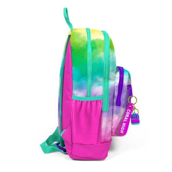 Coral High Kids Renkli Batik Desenli Dört Bölmeli USB'li Okul Sırt Çantası 23839 - 7