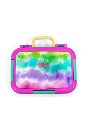 Coral High Kids Renkli Batik Desenli Paslanmaz Çelik Beslenme Kabı 39250 - 5