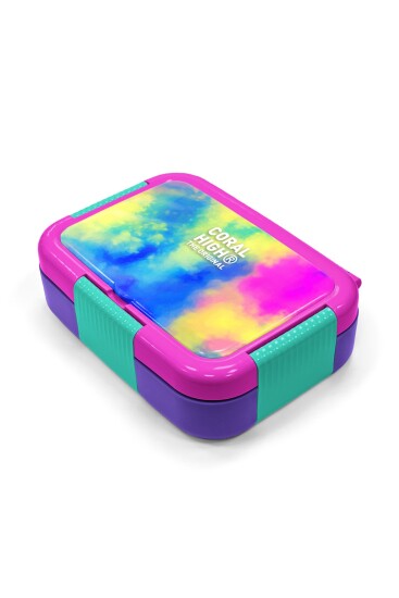 Coral High Kids Renkli Batik Desenli Paslanmaz Çelik Beslenme Kabı 39265 - 2