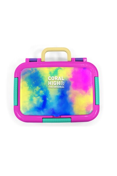 Coral High Kids Renkli Batik Desenli Paslanmaz Çelik Beslenme Kabı 39265 - 5