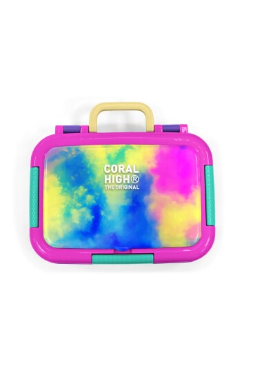 Coral High Kids Renkli Batik Desenli Paslanmaz Çelik Beslenme Kabı 39265 - 5