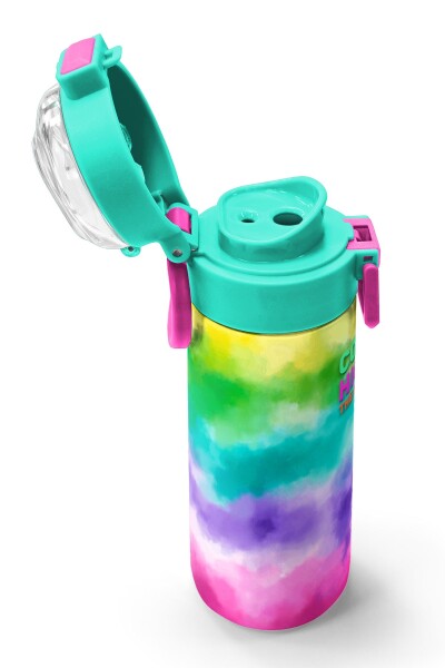 Coral High Kids Renkli Batik Desenli Pipetli ve Direkt İçim Çelik Termos 500 ml 31944 - 6