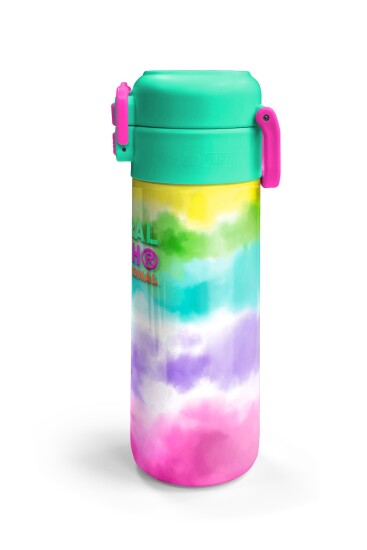 Coral High Kids Renkli Batik Desenli Pipetli ve Direkt İçim Çelik Termos 500 ml 31944 - 6