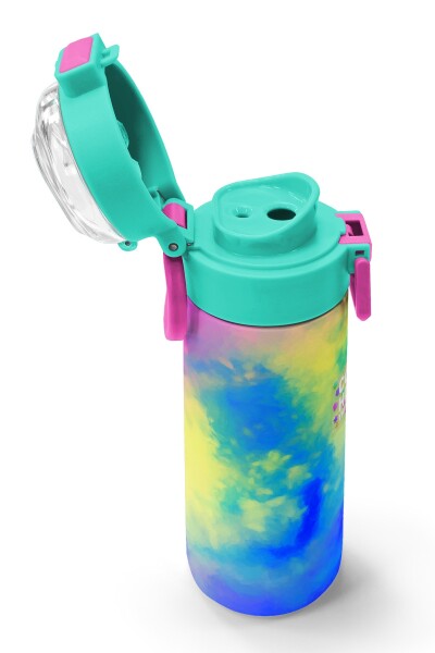 Coral High Kids Renkli Batik Desenli Pipetli ve Direkt İçim Çelik Termos 500 ml 31958 - 6