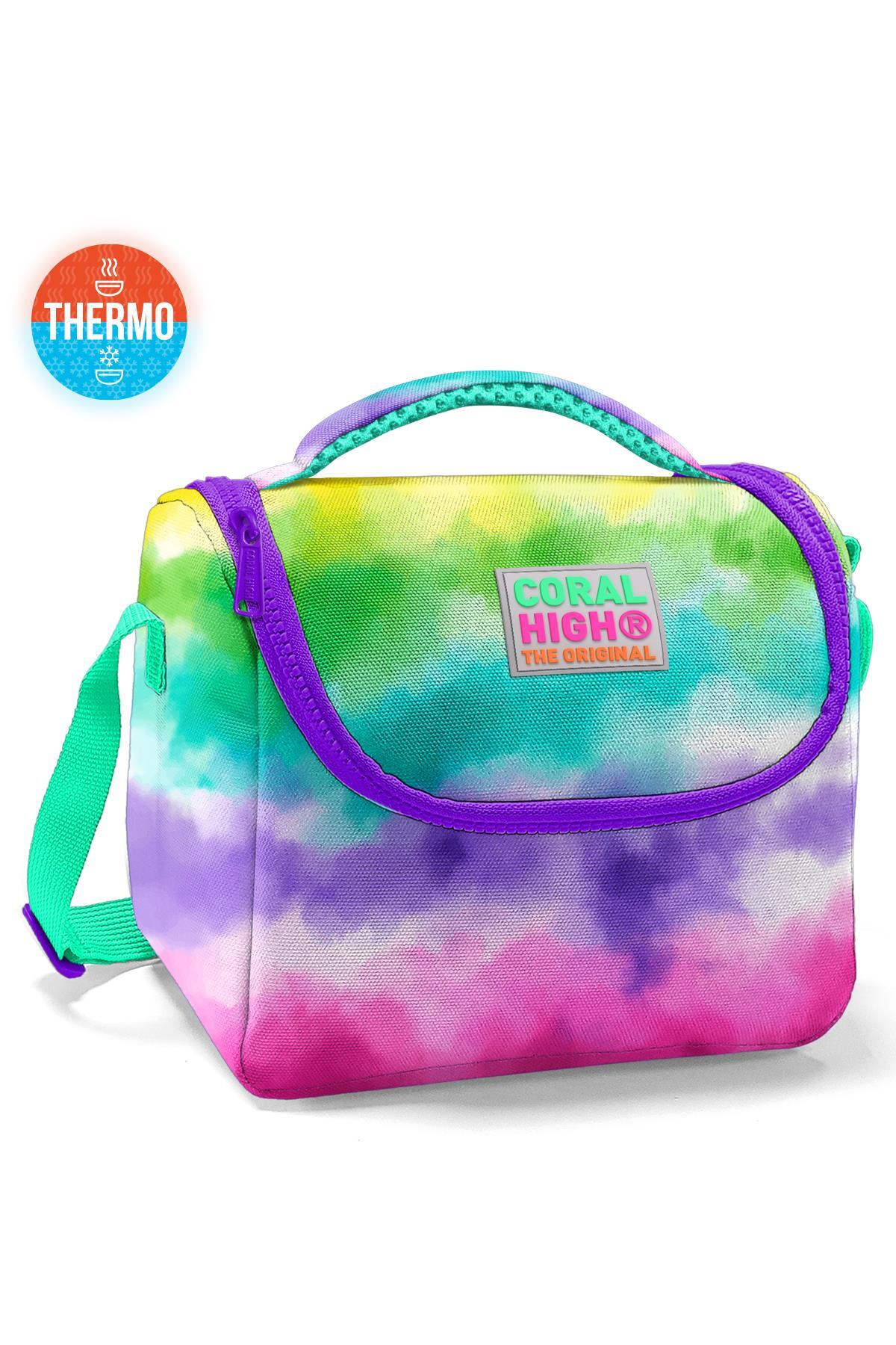 Coral High Kids Renkli Batik Desenli Thermo Beslenme Çantası 11739