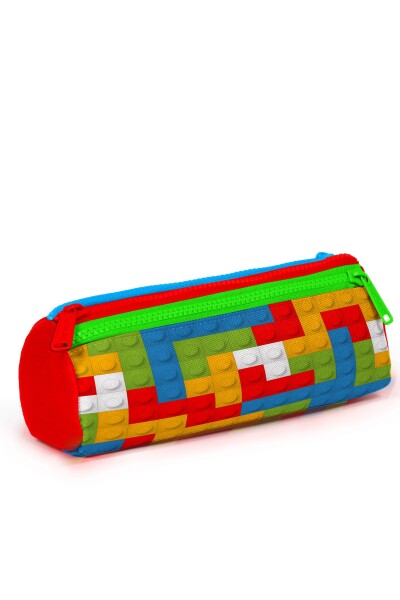 Coral High Kids Renkli Blok Desenli 3’lü Okul Çanta Seti SET0123775 - 6