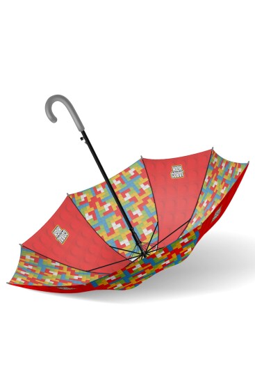 Coral High Kids Renkli Blok Desenli Çocuk Şemsiyesi 12675 - 7