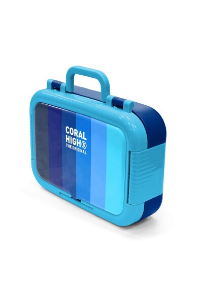 Coral High Kids Renkli Çizgi Desenli Paslanmaz Çelik Beslenme Kabı 39202 - 4