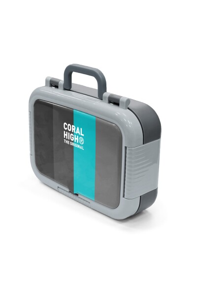 Coral High Kids Renkli Çizgi Desenli Paslanmaz Çelik Beslenme Kabı 39203 - 4