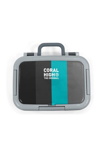 Coral High Kids Renkli Çizgi Desenli Paslanmaz Çelik Beslenme Kabı 39203 - 5