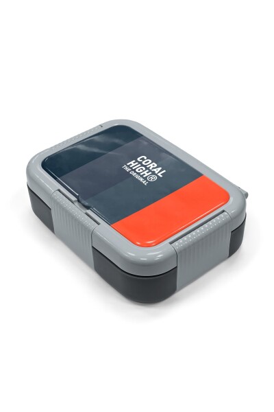 Coral High Kids Renkli Çizgi Desenli Paslanmaz Çelik Beslenme Kabı 39288 - 2