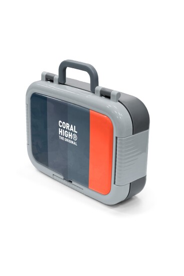 Coral High Kids Renkli Çizgi Desenli Paslanmaz Çelik Beslenme Kabı 39288 - 4