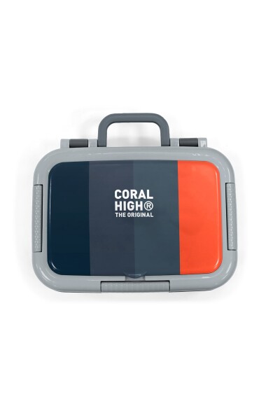 Coral High Kids Renkli Çizgi Desenli Paslanmaz Çelik Beslenme Kabı 39288 - 5