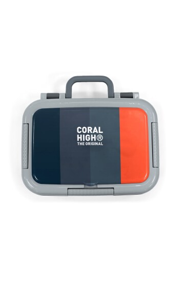 Coral High Kids Renkli Çizgi Desenli Paslanmaz Çelik Beslenme Kabı 39288 - 5