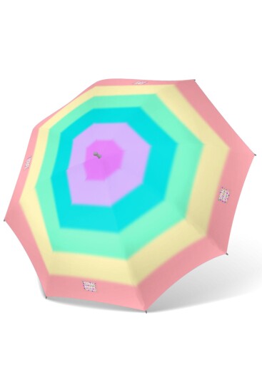 Coral High Kids Renkli Çizgili Desenli Çocuk Şemsiyesi 12664 - 3