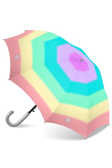 Coral High Kids Renkli Çizgili Desenli Çocuk Şemsiyesi 12664 - Coral High KIDS