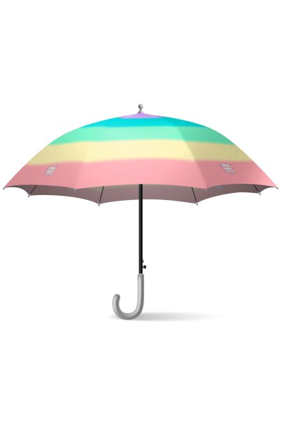 Coral High Kids Renkli Çizgili Desenli Çocuk Şemsiyesi 12664 - 6
