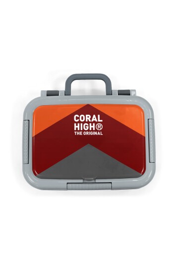 Coral High Kids Renkli Çizgili Desenli Paslanmaz Çelik Beslenme Kabı 39199 - 5