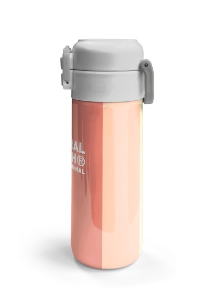 Coral High Kids Renkli Çizgili Desenli Pipetli ve Direkt İçim Çelik Termos 500 ml 31880 - 6