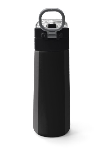 Coral High Kids Renkli Çizgili Desenli Pipetli ve Direkt İçim Çelik Termos 500 ml 31896 - 4