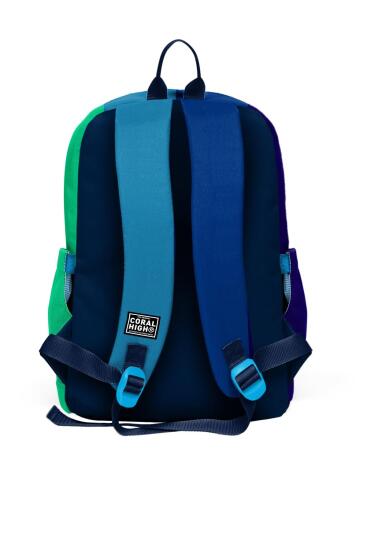 Coral High Kids Renkli Çizgili Dört Bölmeli Okul Sırt Çantası 23781 - 2