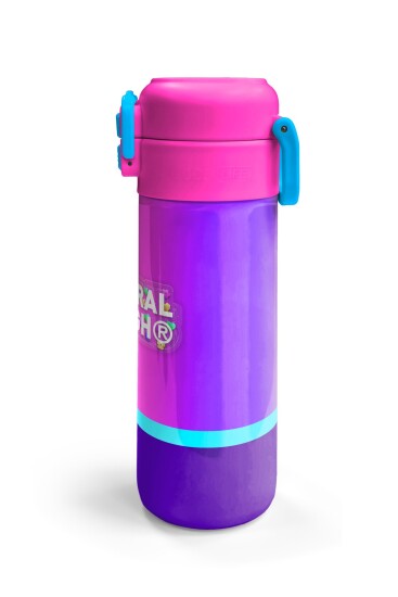 Coral High Kids Renkli Çizgili Pipetli ve Direkt İçim Çelik Termos 500 ml 31836 - 6