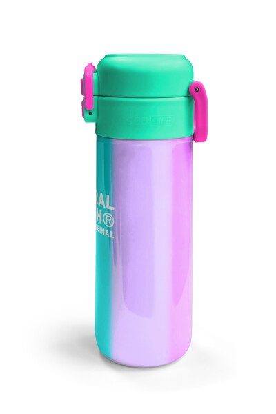 Coral High Kids Renkli Çizgili Pipetli ve Direkt İçim Çelik Termos 500 ml 31844 - 6