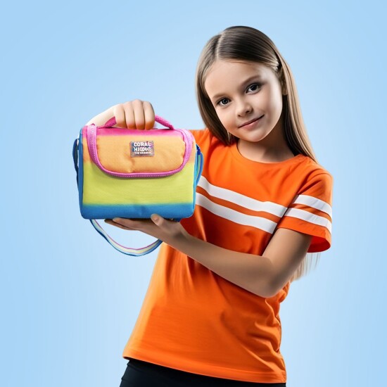Coral High Kids Renkli Çizgili Thermo Beslenme Çantası 11786 - 4