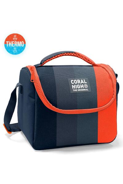 Coral High Kids Renkli Çizgili Thermo Beslenme Çantası 11798 - 1
