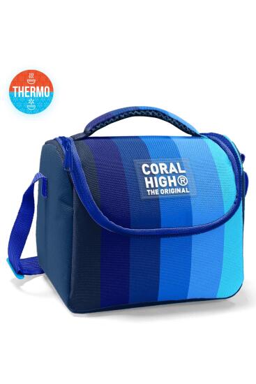Coral High Kids Renkli Çizgili Thermo Beslenme Çantası 22795 - Coral High KIDS