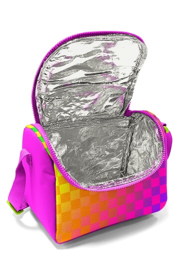Coral High Kids Renkli Dama Desenli Thermo Beslenme Çantası 37103 - 4