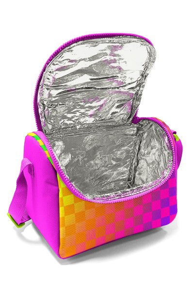 Coral High Kids Renkli Dama Desenli Thermo Beslenme Çantası 37103 - 4