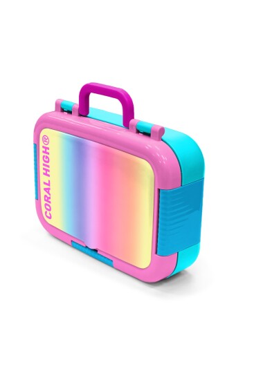Coral High Kids Renkli Geçişli Desenli Paslanmaz Çelik Beslenme Kabı 39366 - 4