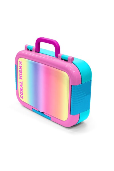 Coral High Kids Renkli Geçişli Desenli Paslanmaz Çelik Beslenme Kabı 39366 - 4