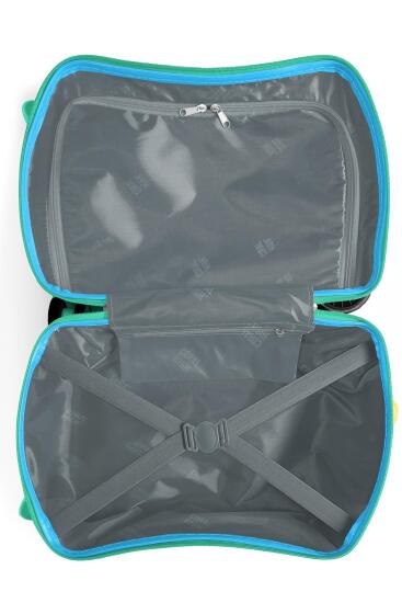 Coral High Kids Renkli Hayvanlar Alemi Desenli Otur-Çek Çocuk Valizi 16360 - 6