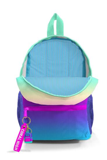 Minik Yuva Sırt Çantası Renk Geçişli İki Bölmeli 23510 - 3