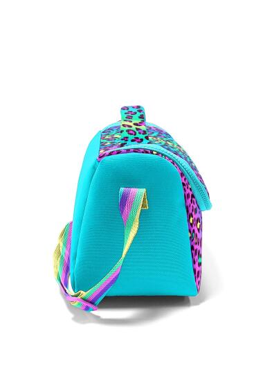Coral High Kids Renkli Leopar Desenli Thermo Beslenme Çantası 11785 - 2