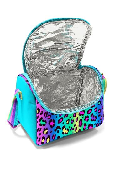 Coral High Kids Renkli Leopar Desenli Thermo Beslenme Çantası 11785 - 4