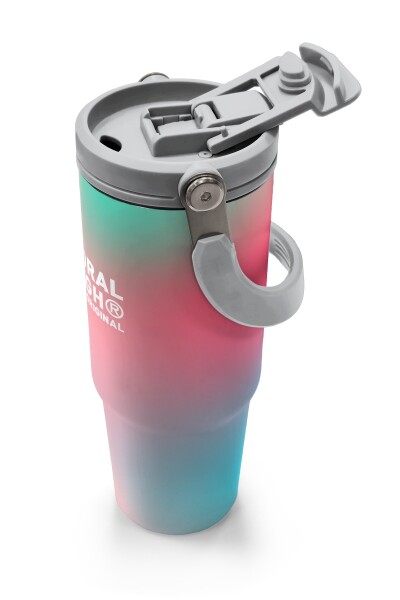 Coral High Kids Renkli Pipetli ve Direkt İçim Çelik Termos 900 ml 38734 - 3
