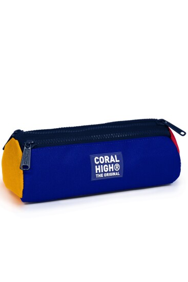 Coral High Kids Renkli Üç Bölmeli Kalem Çantası 31022 